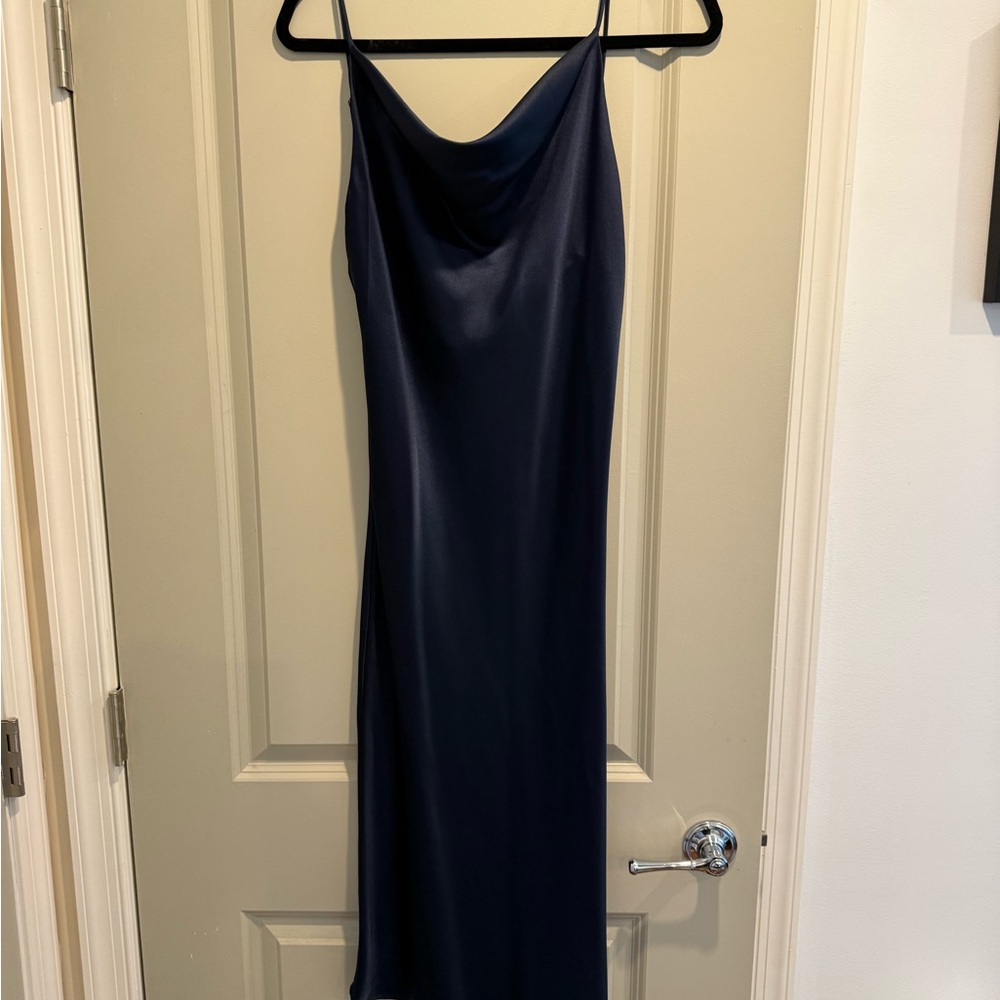 Petal & Pup Navy Blue Slip Dress